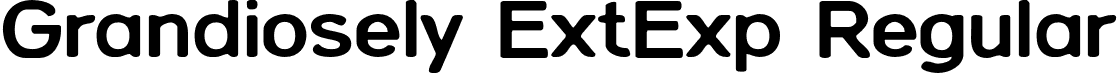 Grandiosely ExtExp Regular font - Grandiosely-ExtraExpanded.otf