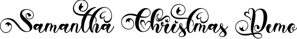 Samantha Christmas Demo font - Samantha Christmas TTF Demo.ttf