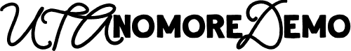 UT Anomore Demo font - UTAnomoreDemo-Regular.otf