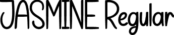 JASMINE Regular font - JASMINE.otf