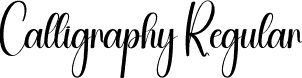 Calligraphy Regular font - Calligraphy.otf