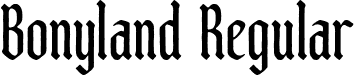 Bonyland Regular font - bonylandregular-bldb8.ttf