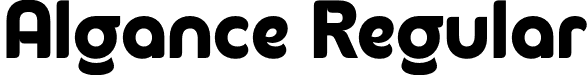 Algance Regular font - algance-regular.otf