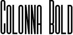 Colonna Bold font - ColonnaBold.otf