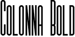 Colonna Bold font - ColonnaBold.ttf