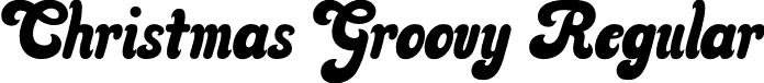 Christmas Groovy Regular font - christmasgroovy-5ybj8.otf