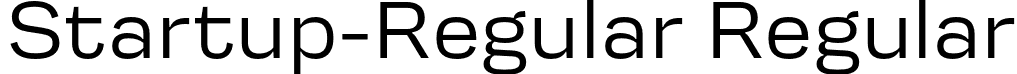 Startup-Regular Regular font - Startup-Regular.otf