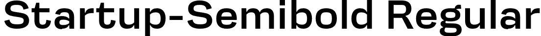 Startup-Semibold Regular font - Startup-Semibold.otf