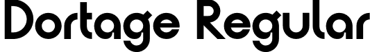 Dortage Regular font - dortage.otf