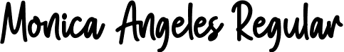 Monica Angeles Regular font - MonicaAngeles.ttf