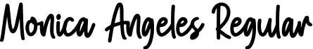 Monica Angeles Regular font - MonicaAngeles.otf