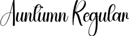 Auntumn Regular font - Auntumn.otf