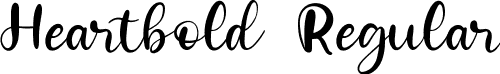 Heartbold Regular font - Heartbold-8Mdm2.ttf