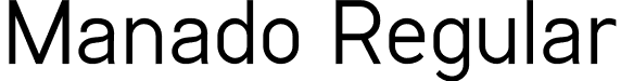 Manado Regular font - Manado Regular.otf