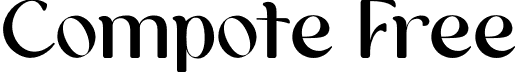 Compote Free font - compote-free.otf