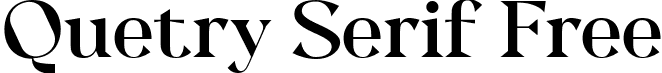 Quetry Serif Free font - QuetrySerifFreeRegular-X3yqK.ttf