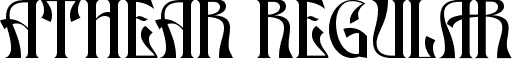 ATHEAR Regular font - ATHEAR.otf