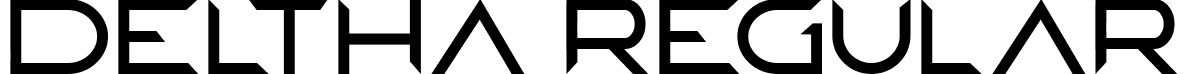 Deltha Regular font - Deltha.ttf