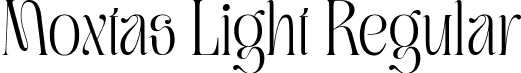 Moxtas Light Regular font - MoxtasLight-XGrvZ.ttf