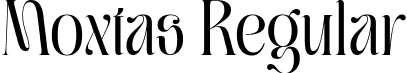 Moxtas Regular font - MoxtasRegular-0vKyG.ttf