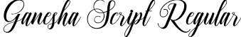 Ganesha Script Regular font - Ganesha Script.ttf