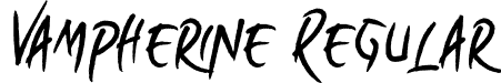 Vampherine Regular font - Vampherine.otf