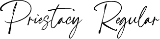 Priestacy Regular font - Priestacy.otf