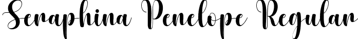 Seraphina Penelope Regular font - SeraphinaPenelope.ttf