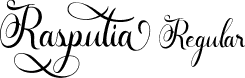 Rasputia Regular font - Rasputia.ttf