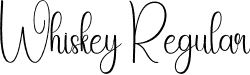 Whiskey Regular font - Whiskey.otf