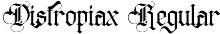 Distropiax Regular font - Distropiax.otf