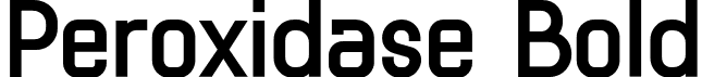 Peroxidase Bold font - Peroxidase-Bold.otf