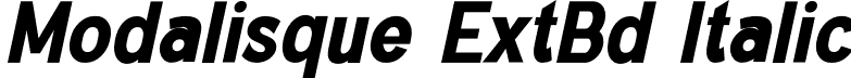 Modalisque ExtBd Italic font - Modalisque-ExtraBoldItalic.otf