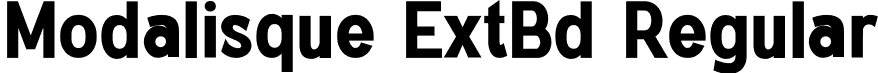 Modalisque ExtBd Regular font - Modalisque-ExtraBold.otf