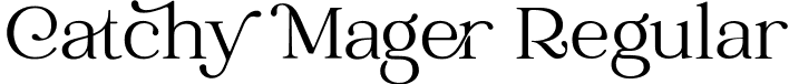 Catchy Mager Regular font - Catchy Mager.ttf