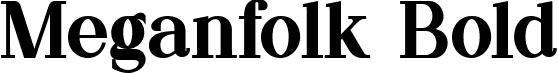 Meganfolk Bold font - Meganfolk-Bold.ttf