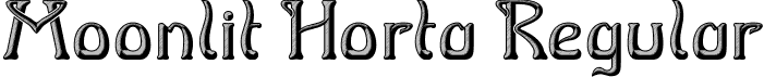 Moonlit Horta Regular font - Moonlit Horta.ttf