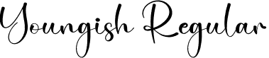 Youngish Regular font - Youngish.otf