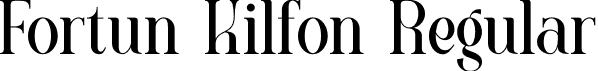 Fortun Kilfon Regular font - Fortun-Kilfon-Demo.otf