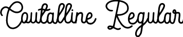 Coutalline Regular font - Coutalline-Demo.otf