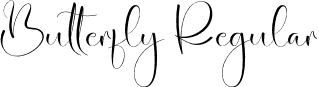 Butterfly Regular font - Butterfly.otf