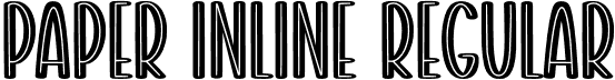 Paper Inline Regular font - PaperInline.otf