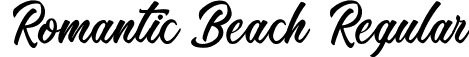 Romantic Beach Regular font - Romantic Beach.ttf