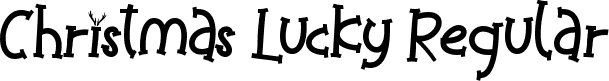 Christmas Lucky Regular font - Christmas Lucky TTF Demo.ttf