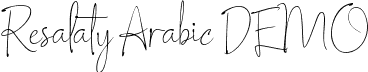 Resalaty Arabic DEMO font - ResalatyArabicDEMO-Regular.ttf