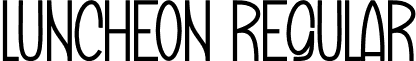 Luncheon Regular font - Luncheon.otf