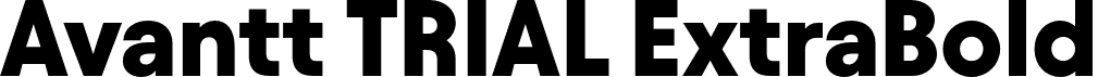 Avantt TRIAL ExtraBold font - AvanttTRIAL-ExtraBold.otf