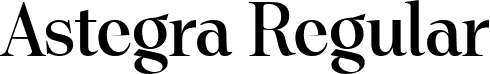 Astegra Regular font - astegra-regular.ttf