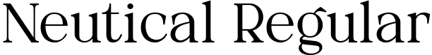 Neutical Regular font - neutical-5y9wv.ttf