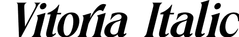 Vitoria Italic font - vitoria-italic.otf